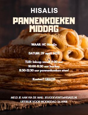 Pannenkoekenmiddag Nieuws afbeelding